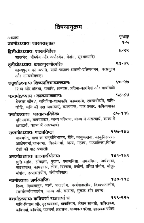 Kavyamimamsa of Rajshekhar